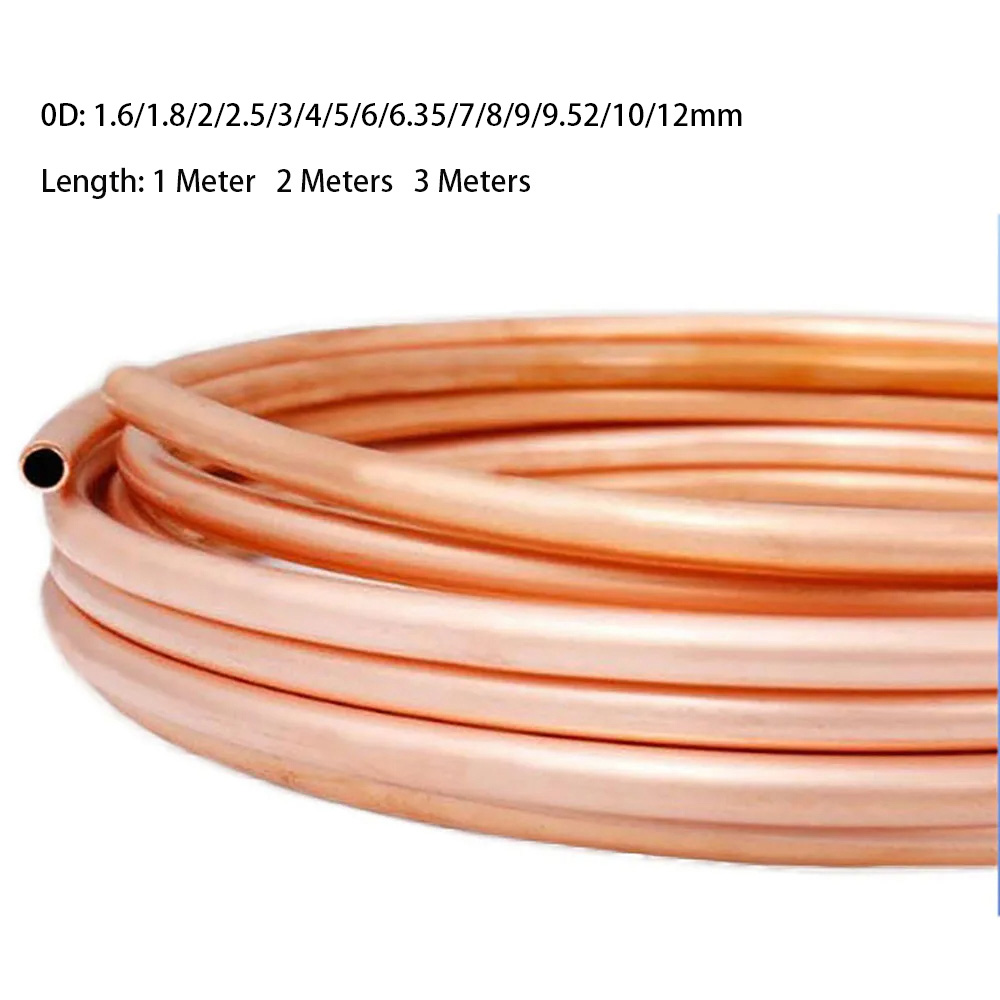 Coil Building Kit - ソフト銅管コイル,1 m〜3m,5/3/4/5/1.6/1.8,od 6/6エアコン用純銅線ケーブル,99.9% 冷却,DIY,35 7 8-12mm
