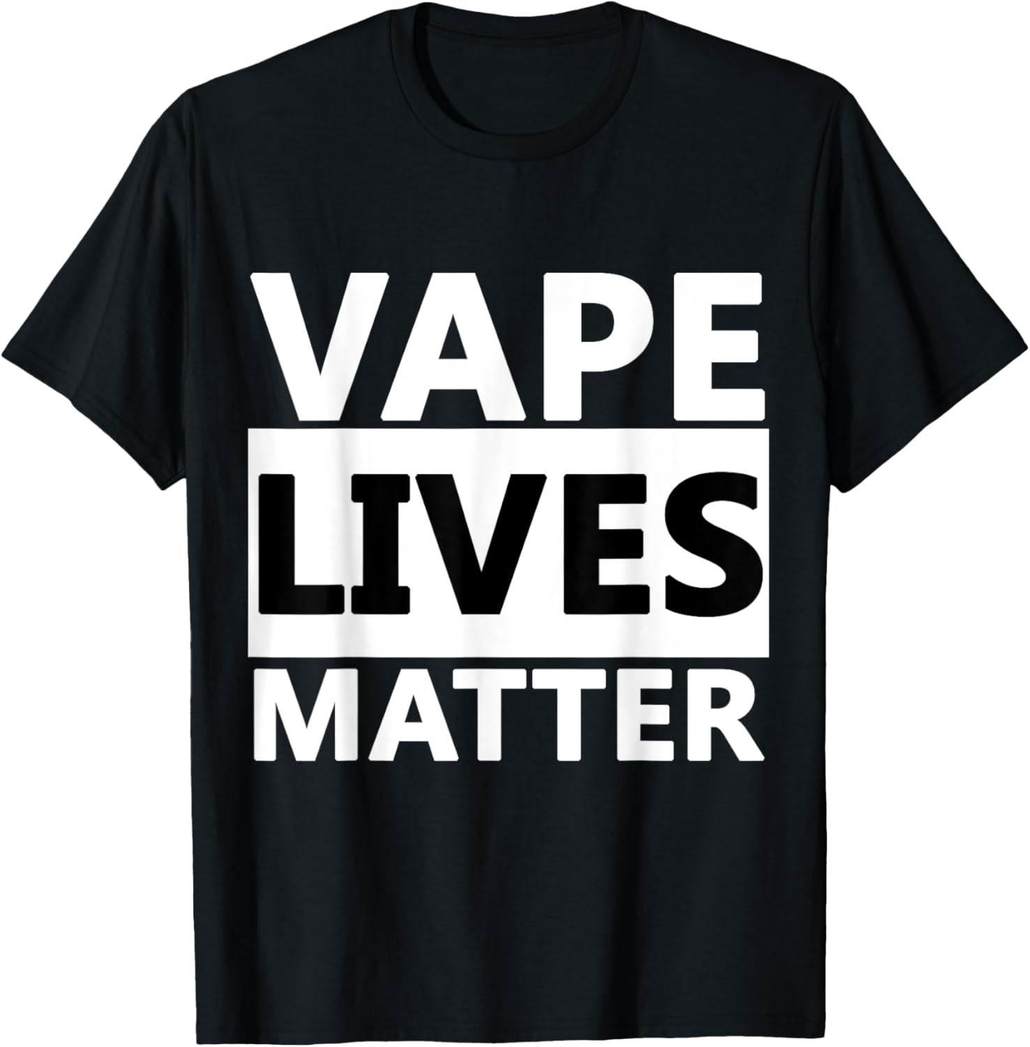 Vaping Shop - Vape Lives Matter グラフィック コットン Tシャツ