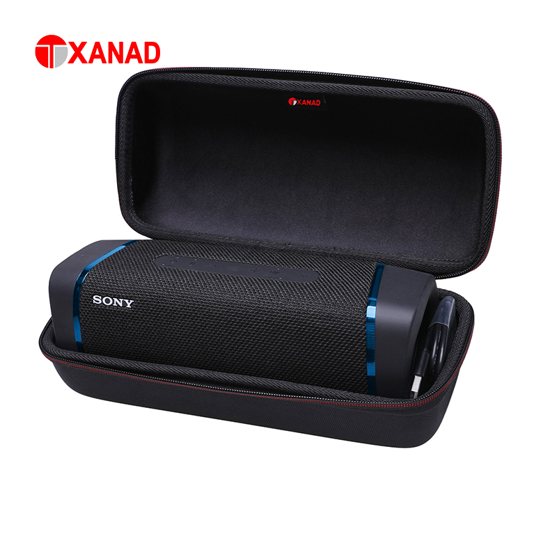 Anker Speaker Soundcore Boom 2 - Xanad eva-ポータブルワイヤレススピーカー保護ケース,Sony SRS-XB43用のハードケース,ポータブル,収納バッグ