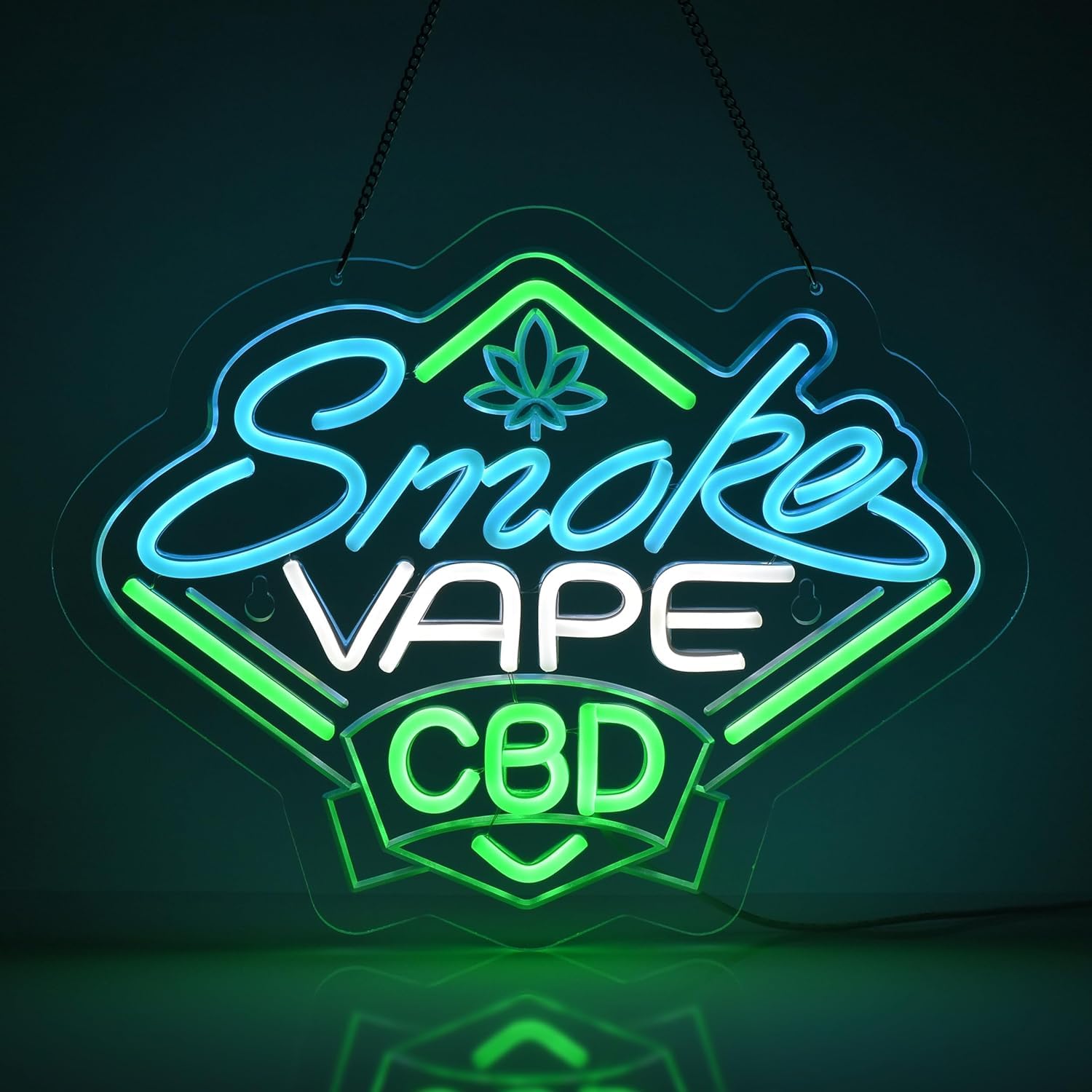 Vaping Shop - 煙草・電子タバコ店用ネオンサイン、ネオンライト、壁掛けアート装飾、喫煙ラウンジ、バー、小売店、男性用洞窟、パーティー装飾に