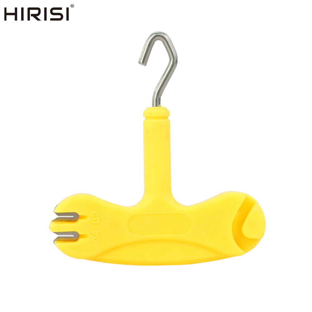Mesh Coil Strip - Hirisi 鯉釣りツールノットプラーラインストリッパーコーティングされた多機能釣り機器釣りアクセサリー BT14