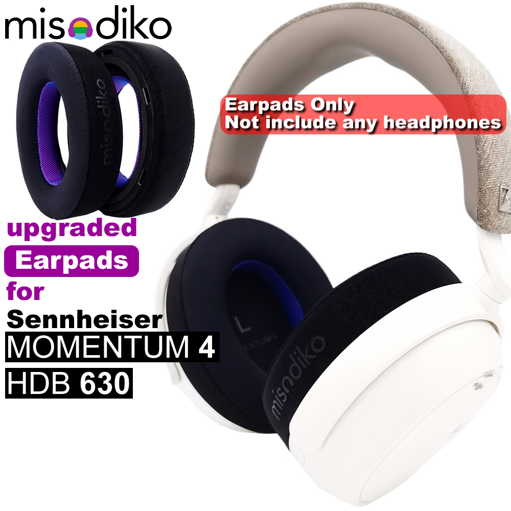 Sennheiser Headphone Momentum 4 - misodiko アップグレードされたイヤーパッド交換品 ゼンハイザー Momentum 4 ワイヤレス