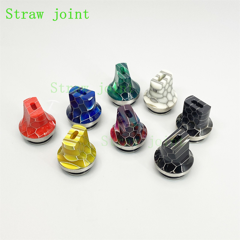 ステンレス鋼の樹脂ストロージョイント、フラットマウス、810 - Drip Tip Resin のレビューと価格