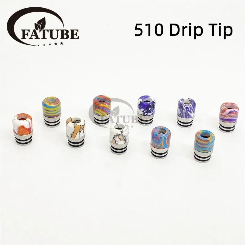 1 ピース/10 ピース 510 ステンレス鋼樹脂ストロー接 - Drip Tip Resin のレビューと価格