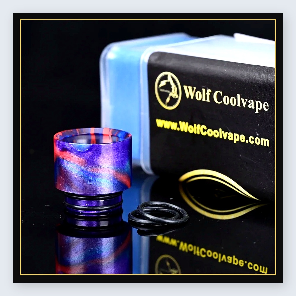 Wolfcoolvape 810 ドリップチップ - RDA - Drip Tip Resin のレビューと価格