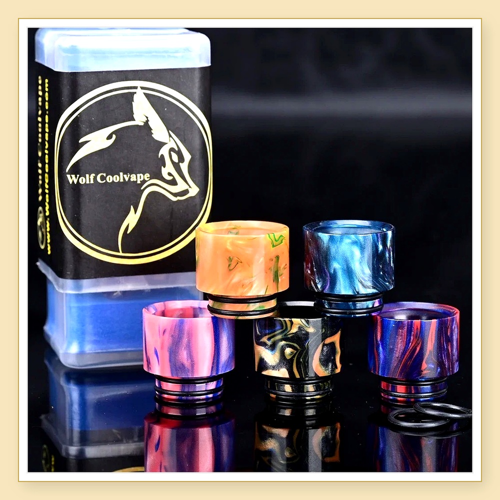 Wolfcoolvape 810 ドリップチップ - RDA - Drip Tip Resin のレビューと価格