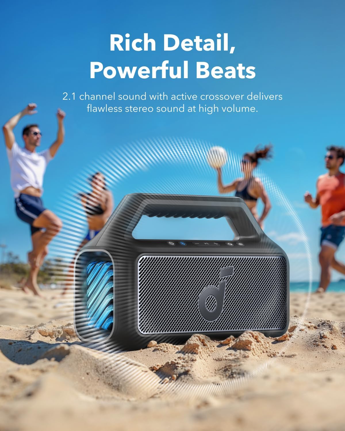 Soundcore Boom V2 by Anker、アウト - Anker Speaker Soundcore Boom 2 のレビューと価格