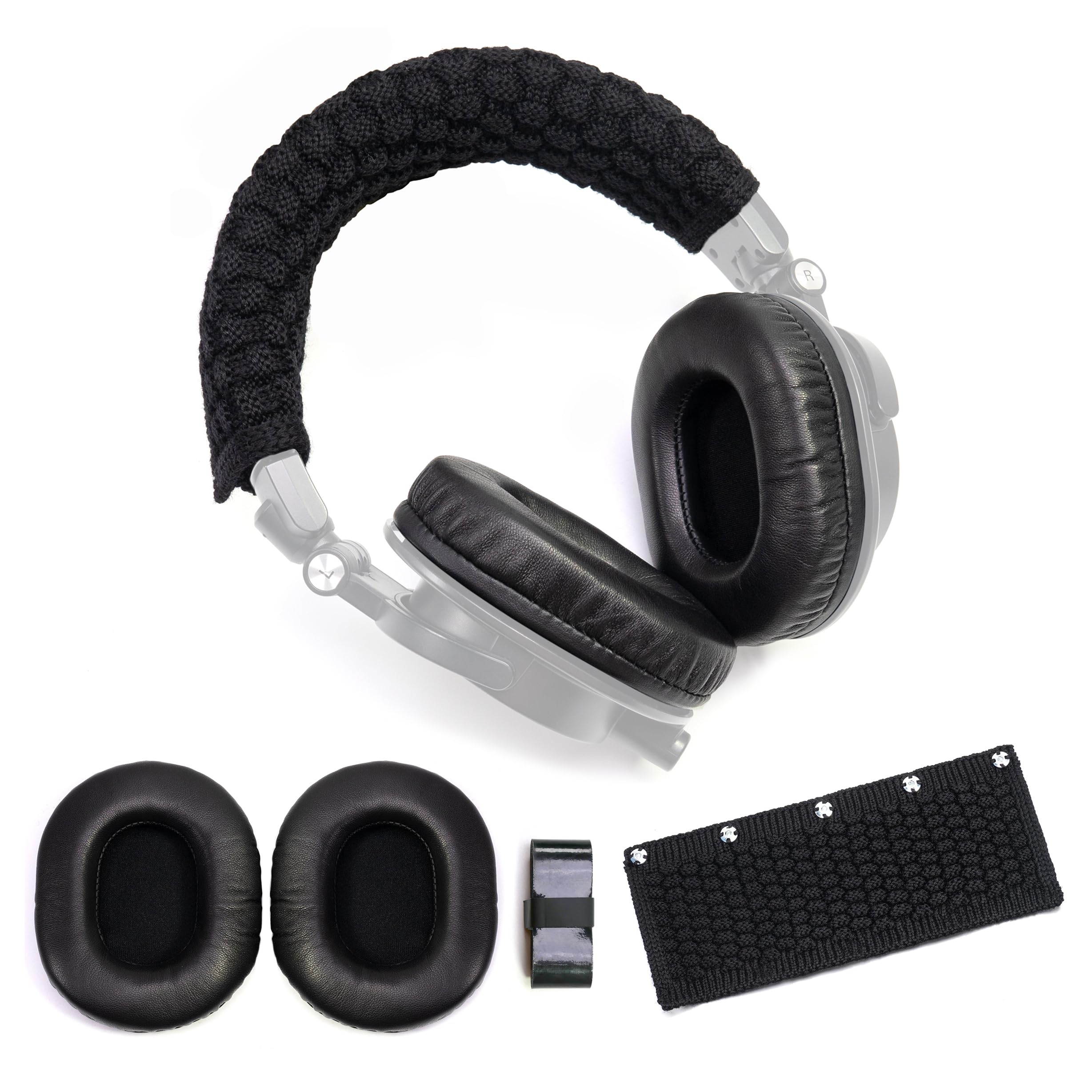 ヘッドフォン用ラマスキンイヤーパッド、ウールヘッドバンド、ク - Audio Technica Headphone Ath-M50X のレビューと価格