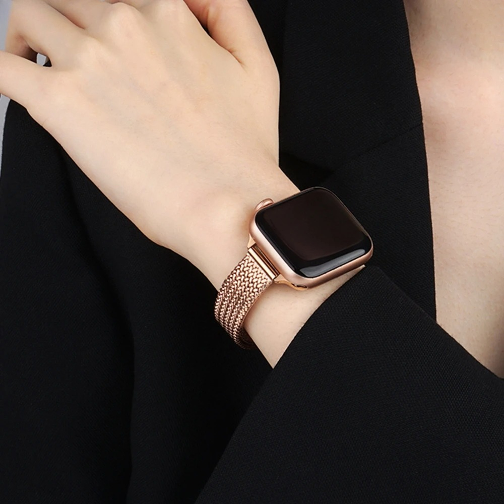 Apple Watch Series 9 8 7 6 SE用 - Mesh Coil Strip のレビューと価格