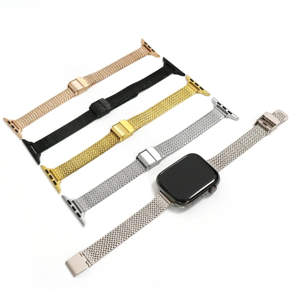 Apple Watch Series 9 8 7 6 SE用 - Mesh Coil Strip のレビューと価格