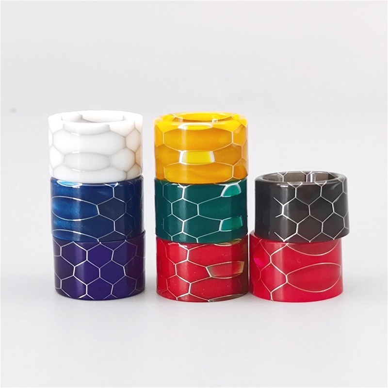 1PC スネークスキン樹脂プッシュインドリップチップ TFV - Drip Tip Resin のレビューと価格