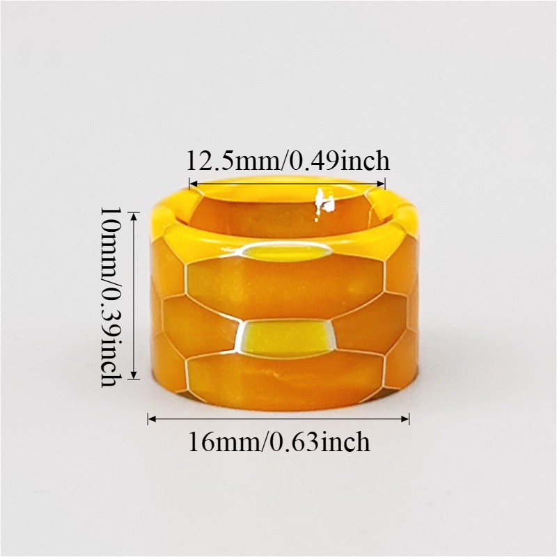 1PC スネークスキン樹脂プッシュインドリップチップ TFV - Drip Tip Resin のレビューと価格