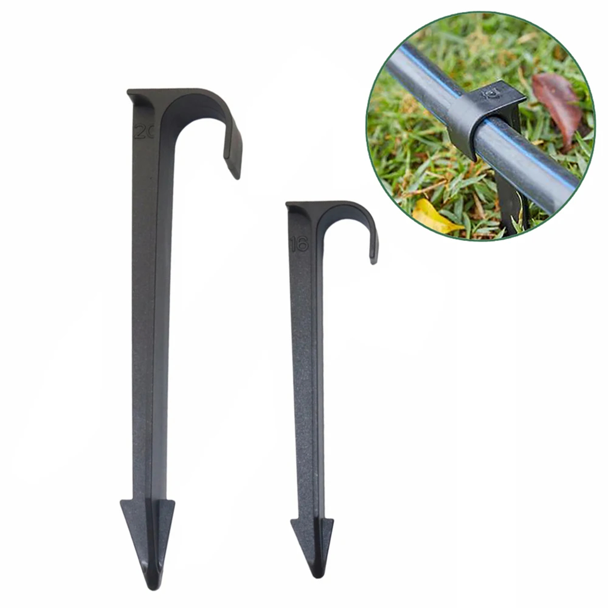 ホースブラケット U 字型防草布グランドネイル DN16/2 - Weed Vaping Accessories のレビューと価格
