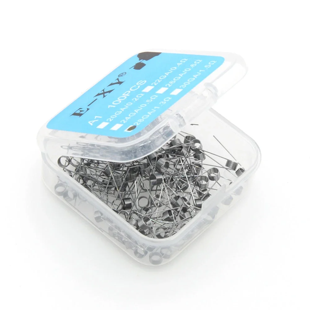 100 ピース/箱事前構築コイルワイヤー A1 SS316L - Coil Building Kit のレビューと価格