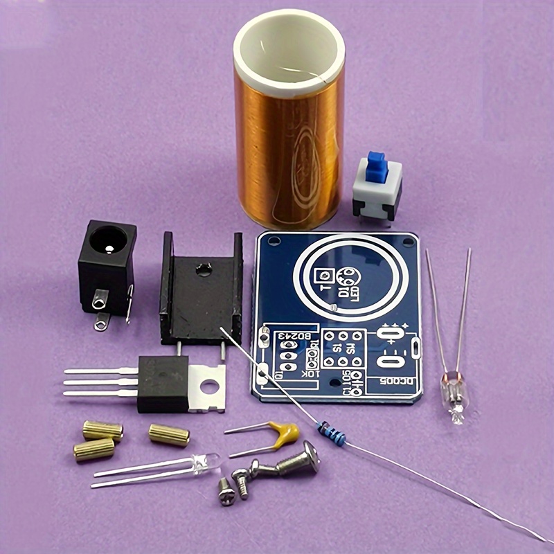 ミニテスラコイルキット BD243 DIY 電子プロジェクト - Coil Building Kit のレビューと価格