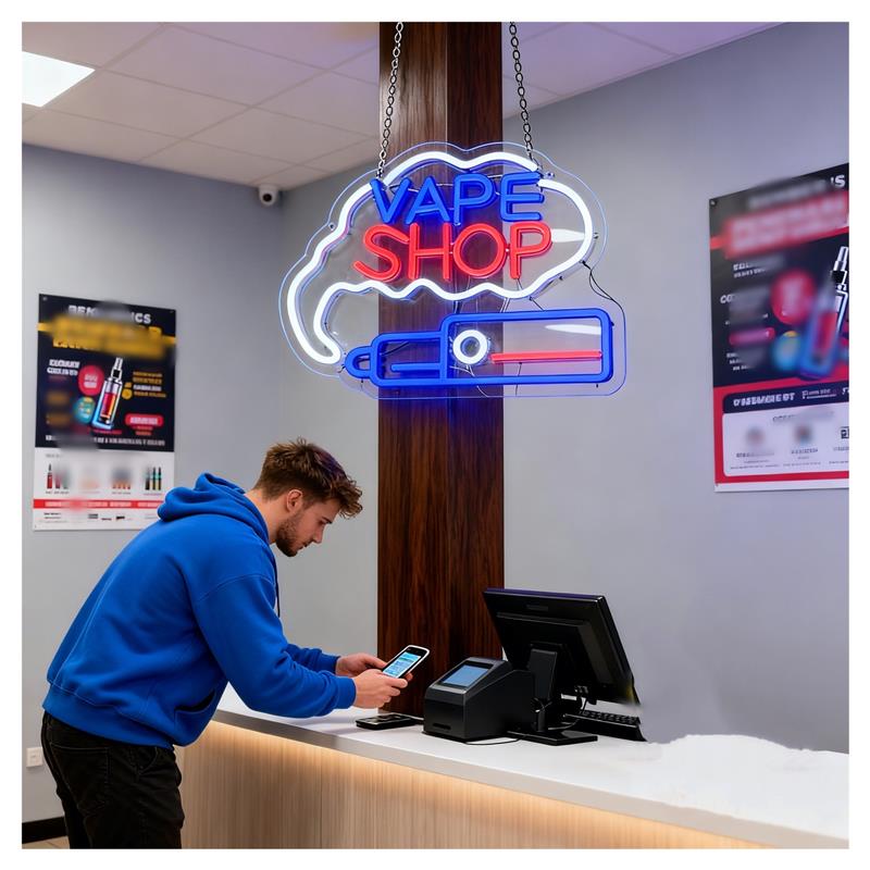 「Vape Shop Business」ネオンサイン USB - Vaping Shop のレビューと価格