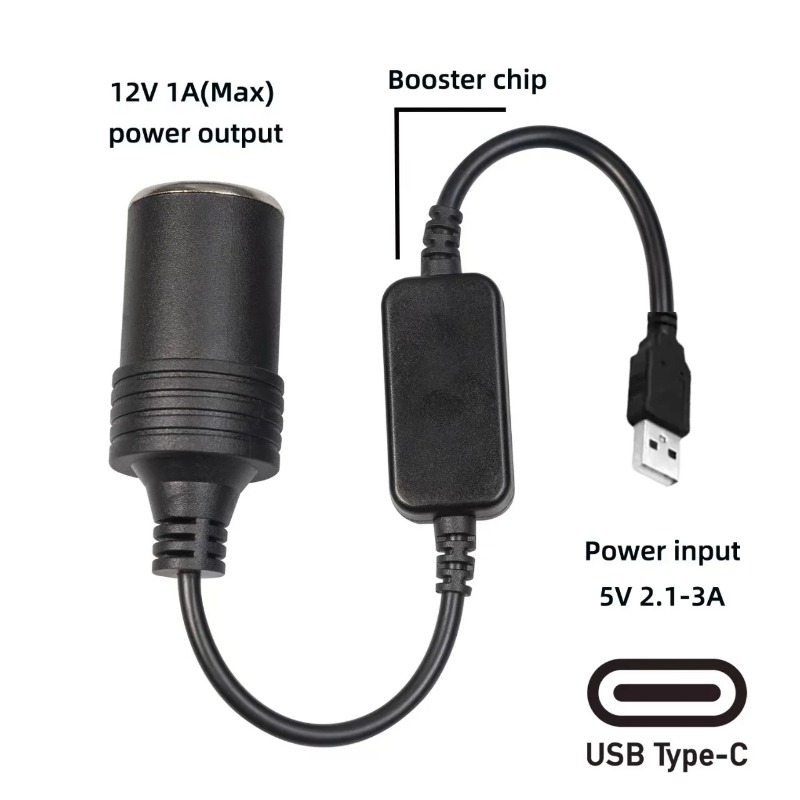 5V 2A USB - 12V シガーソケット USB オス - Accessories Experts Vape のレビューと価格