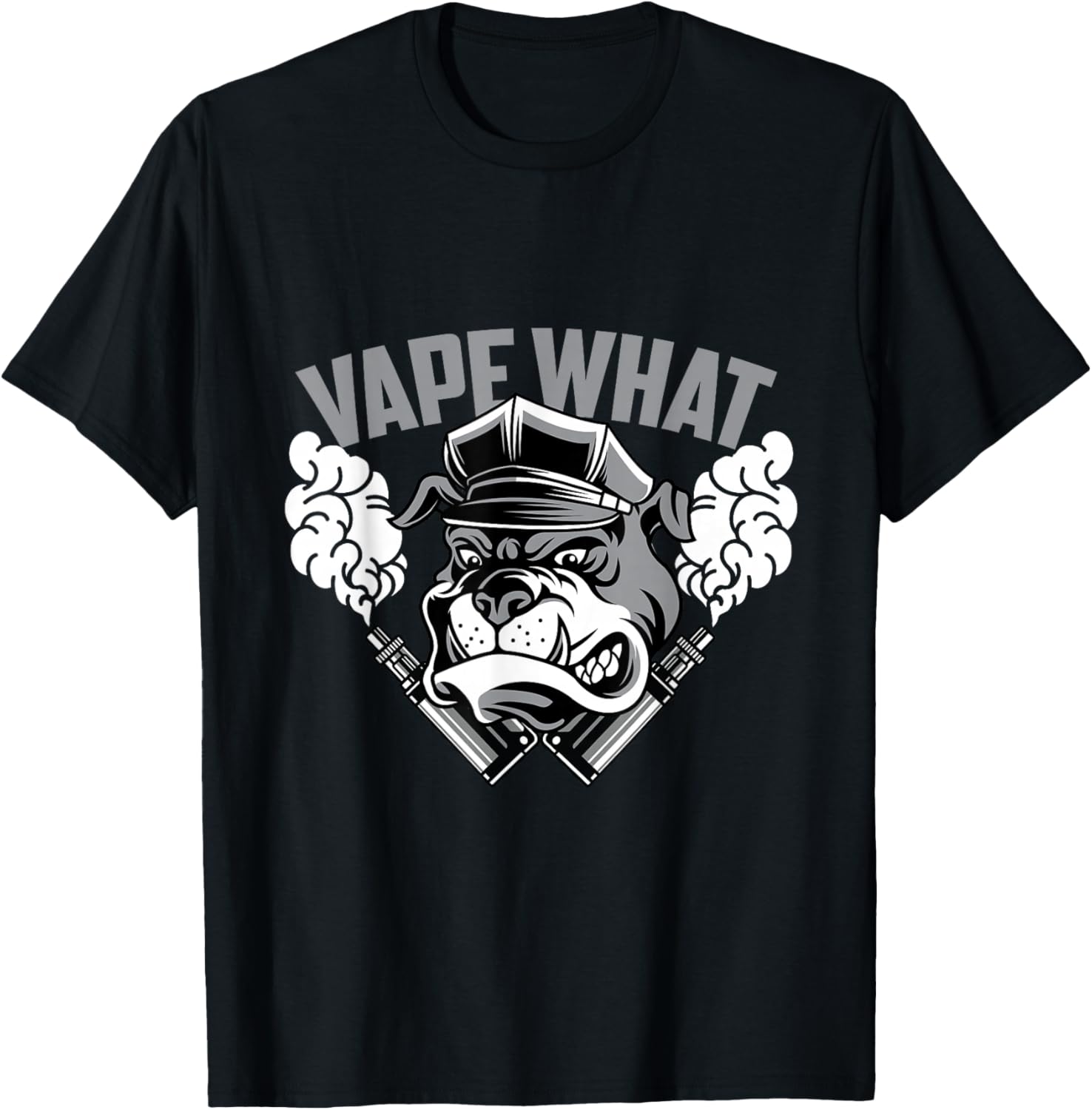Vape What Bulldog グラフィック プリント  - Vaping Shop のレビューと価格