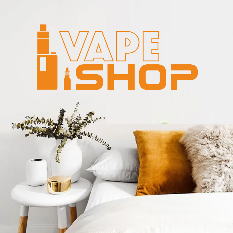 ビニール壁デカール ベイプショップサインポスター ウォールス - Vaping Shop のレビューと価格