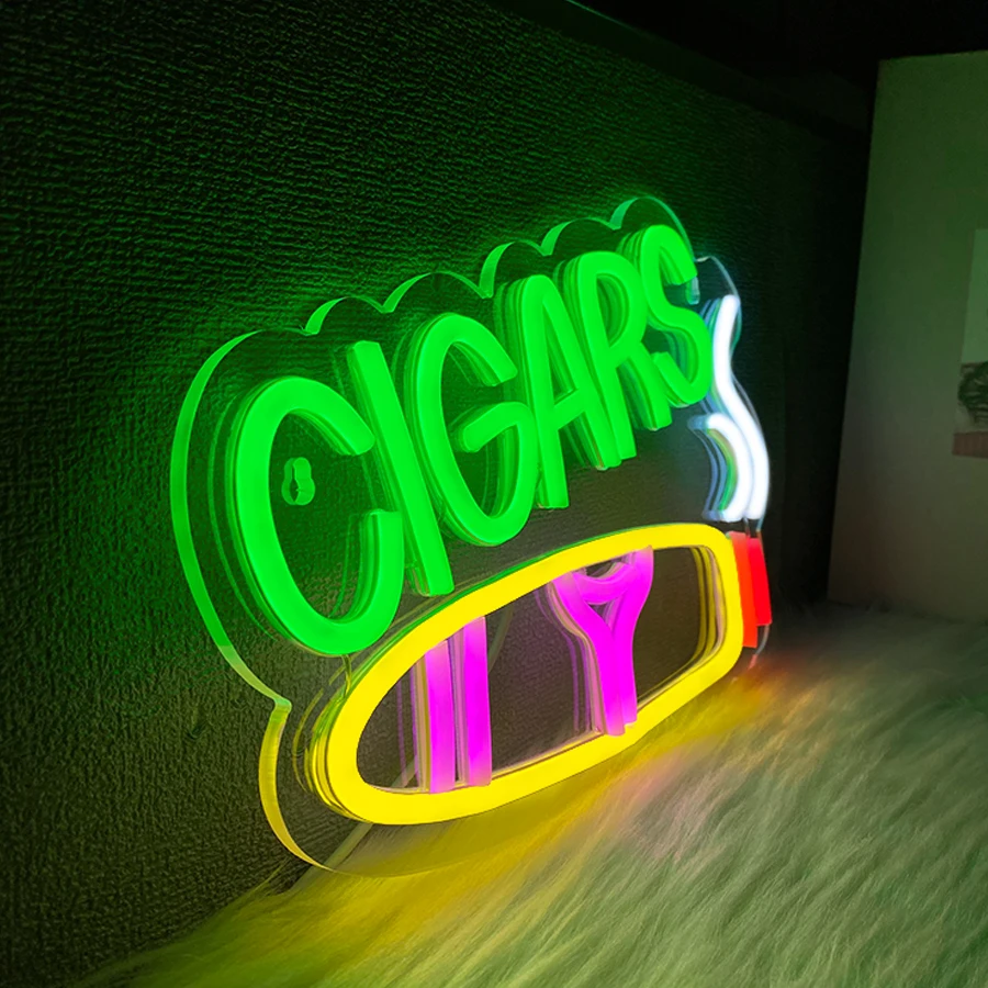 USB明るいLED広告ディスプレイ（喫煙所、電子タバコ店用） - Vaping Shop のレビューと価格