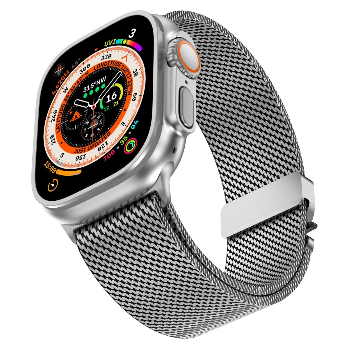 ミラネーゼループバンド Apple Watch シリーズ 1 - Mesh Coil Strip のレビューと価格